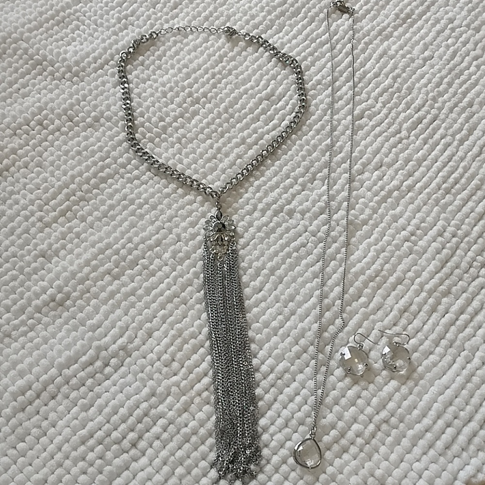 Silver jewelry bundle